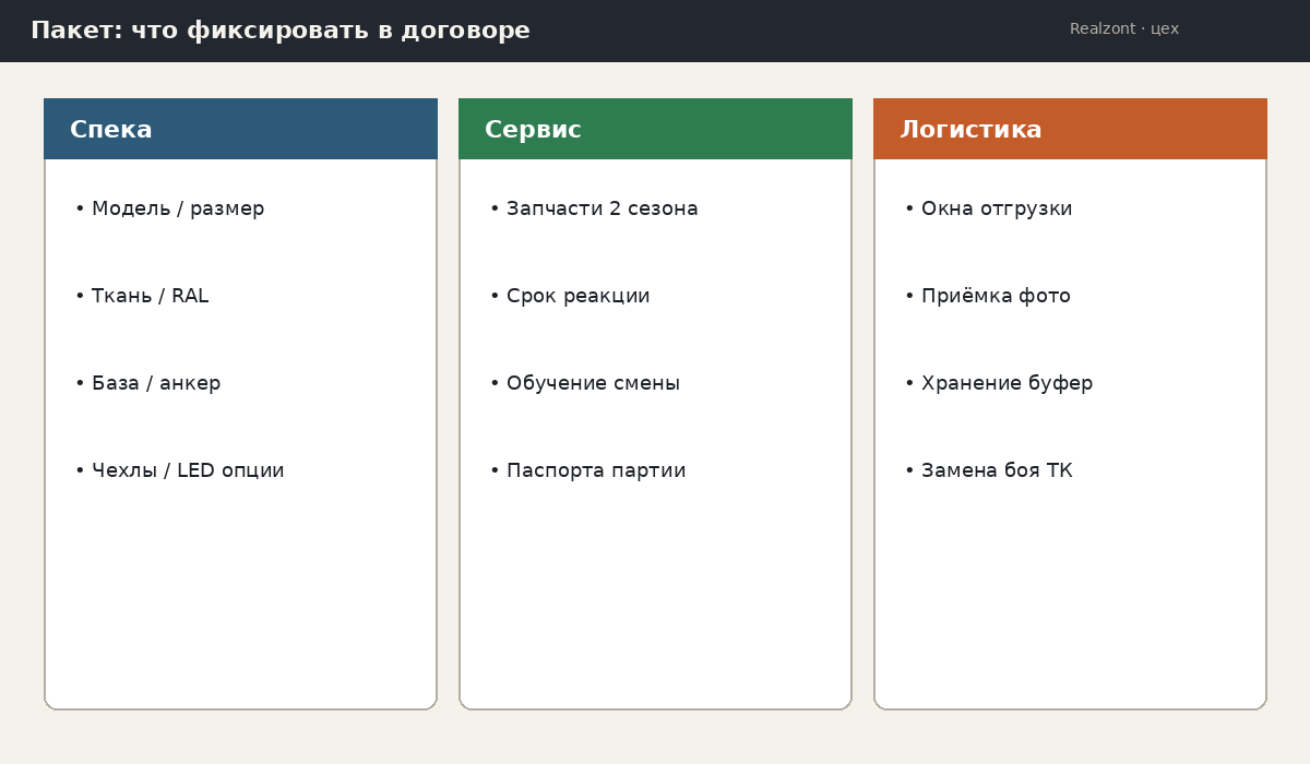 Блок договора